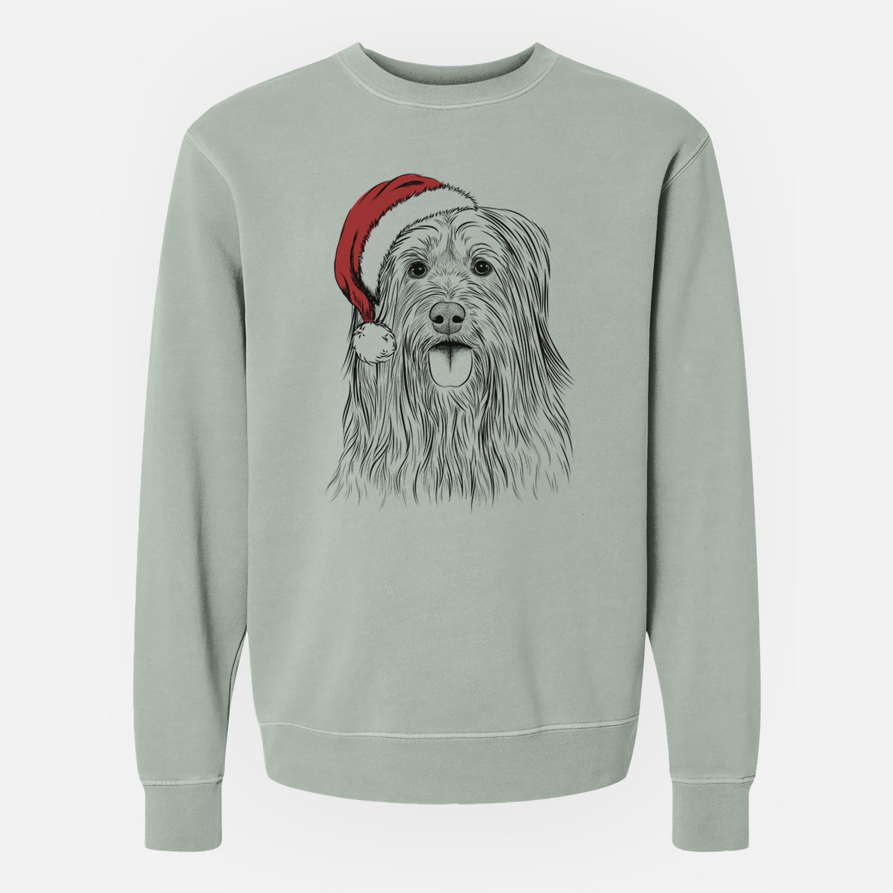 Santa Indy the Korean Sapsali - Unisex Pigment Dyed Crew Sweatshirt