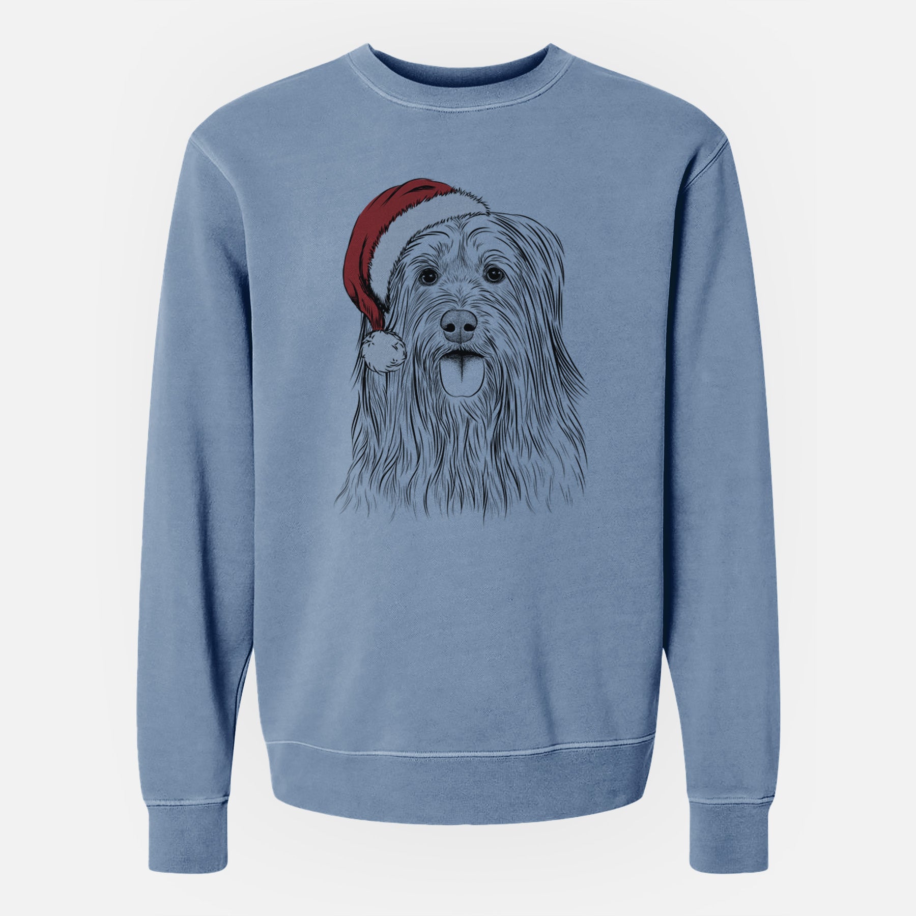 Santa Indy the Korean Sapsali - Unisex Pigment Dyed Crew Sweatshirt