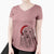 Santa Indy the Korean Sapsali - Women's Perfect V-neck Shirt