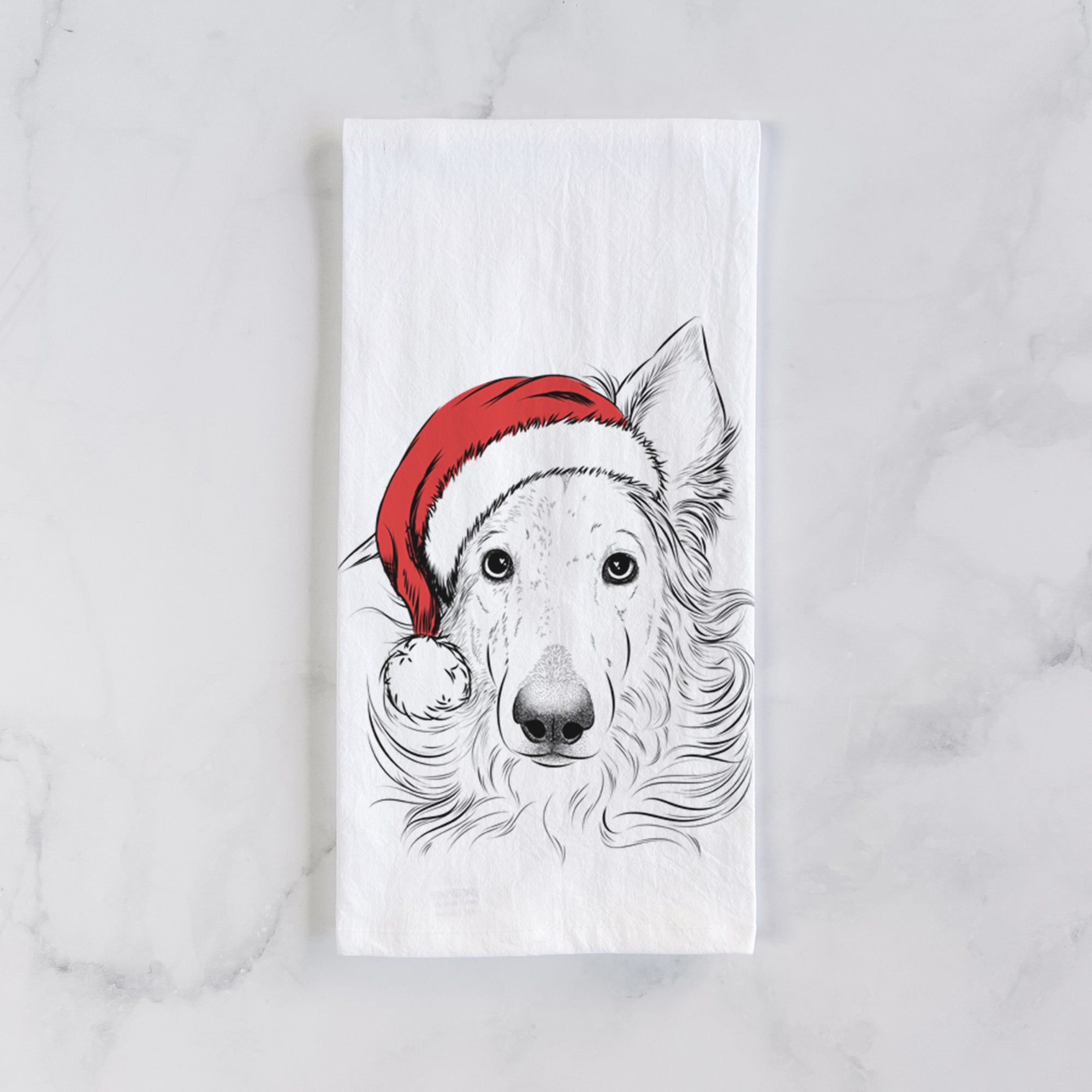 Jasha the Borzoi Tea Towel