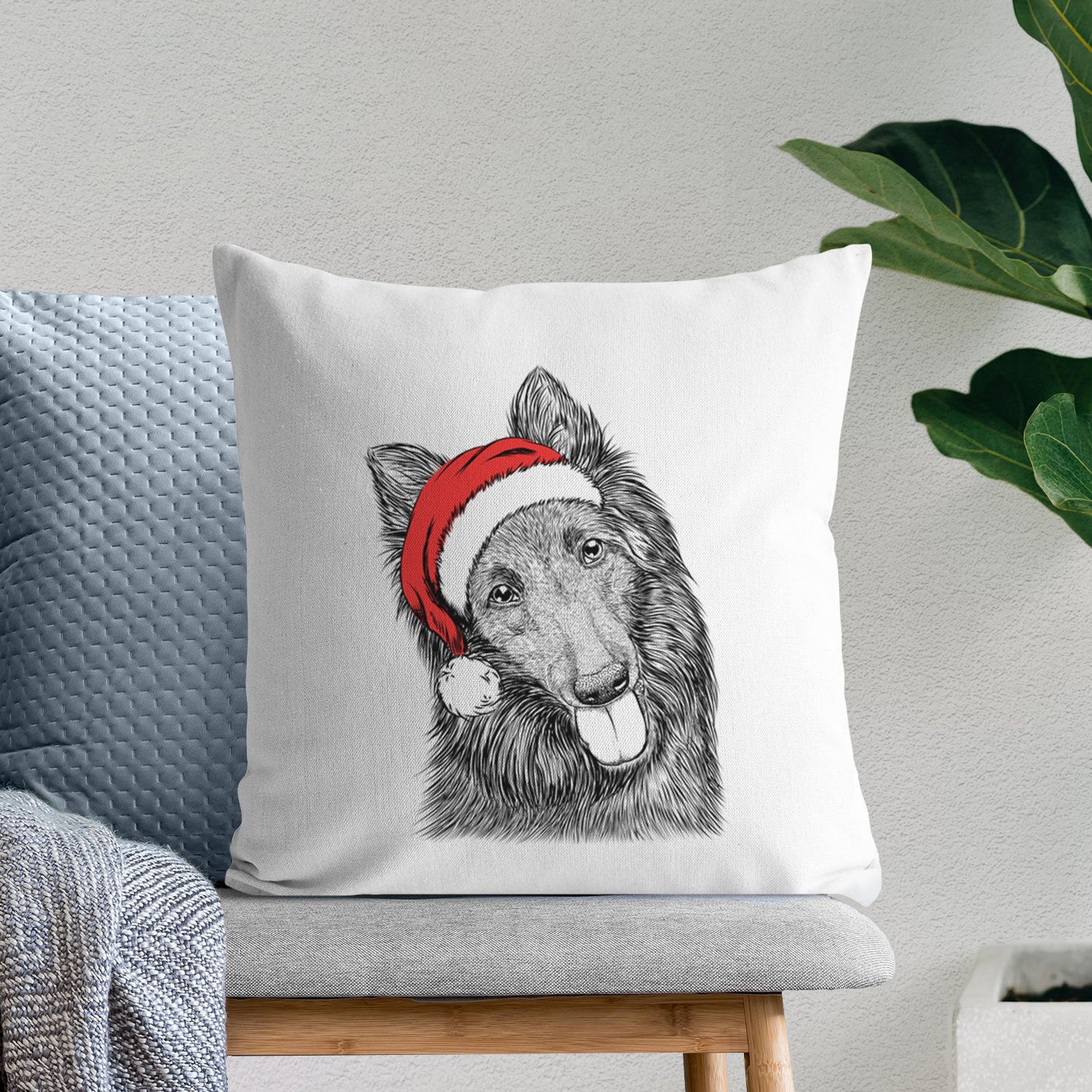 Jaxx the Belgian Tervuren - Throw Pillow Cover