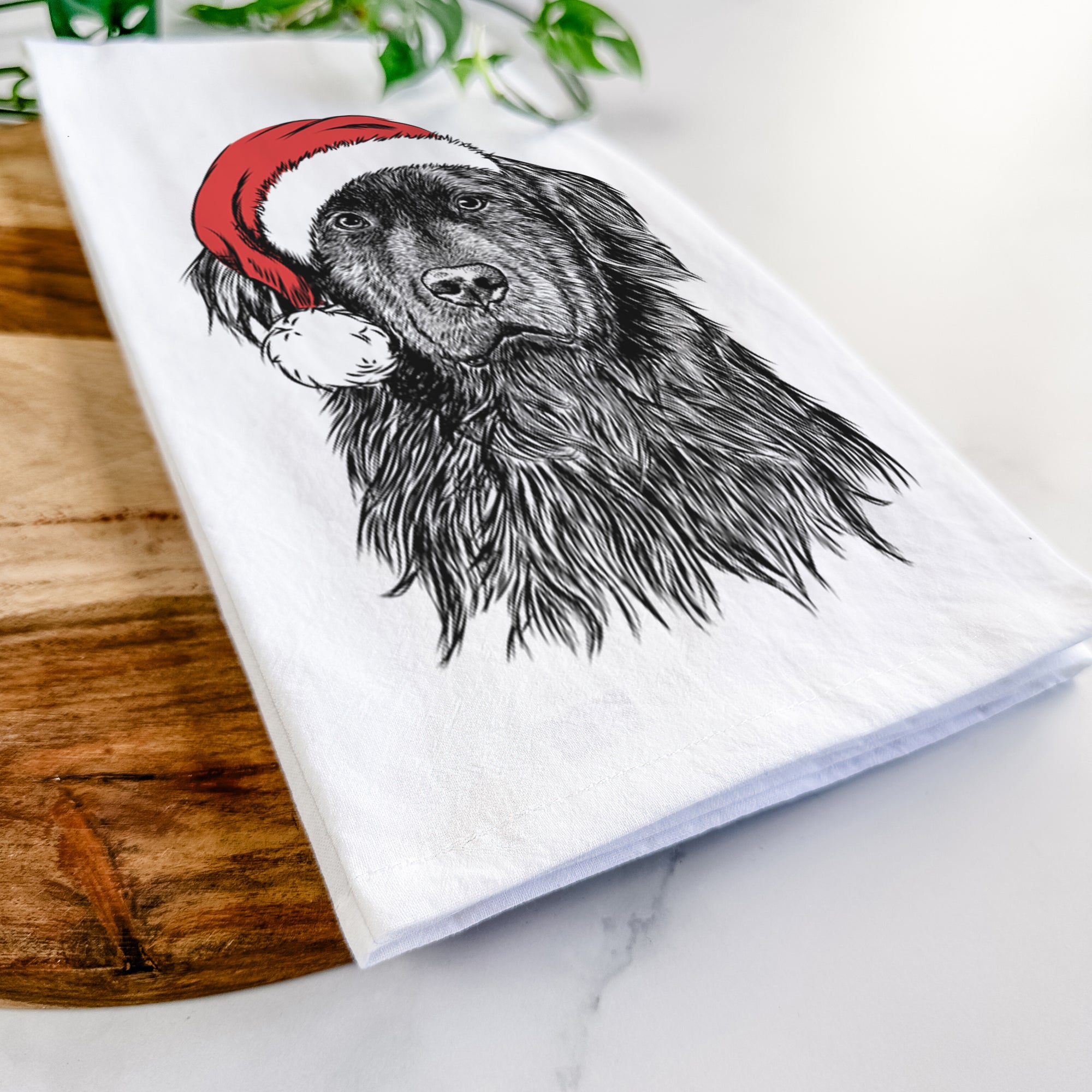 Jinx the Newfoundland Tea Towel