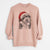 Santa Kaci the Bernedoodle - Unisex Pigment Dyed Crew Sweatshirt