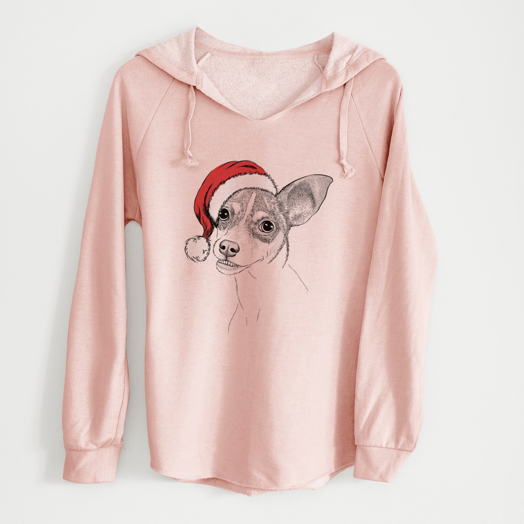 Santa Kailani the Chihuahua Mix - Cali Wave Hooded Sweatshirt