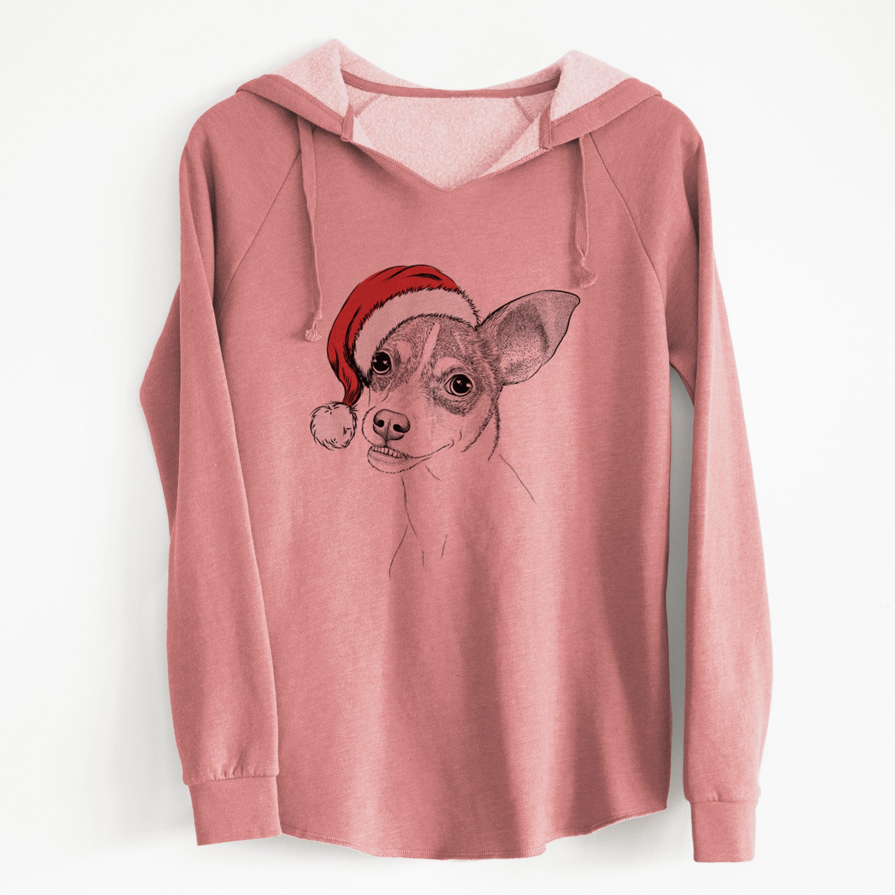 Santa Kailani the Chihuahua Mix - Cali Wave Hooded Sweatshirt