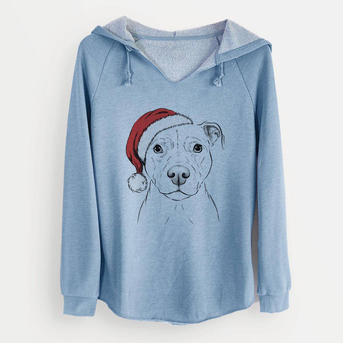 Santa Khaleesi the Pitbull - Cali Wave Hooded Sweatshirt