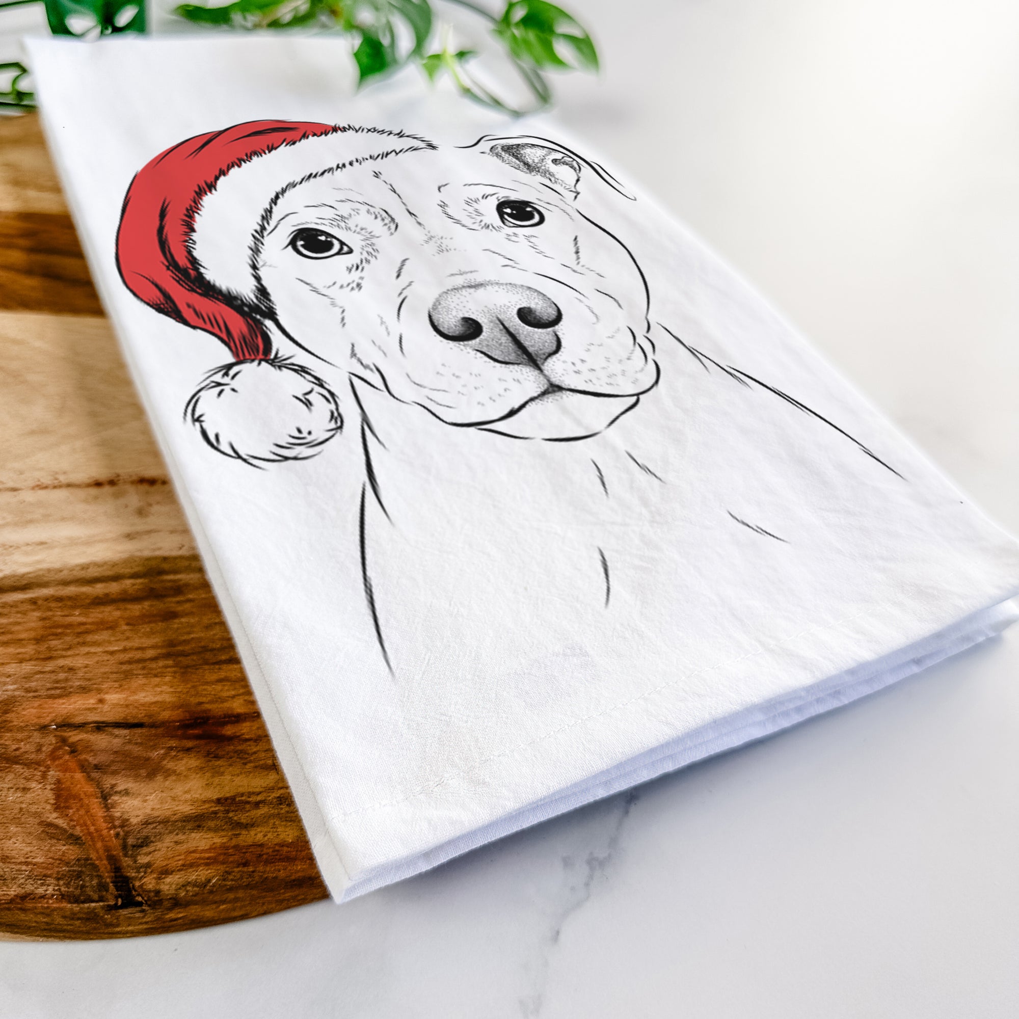 Khaleesi the Pitbull Tea Towel