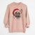 Santa Kingsleigh the French Bulldog - Unisex Pigment Dyed Crew Sweatshirt