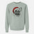 Santa Kingsleigh the French Bulldog - Unisex Pigment Dyed Crew Sweatshirt