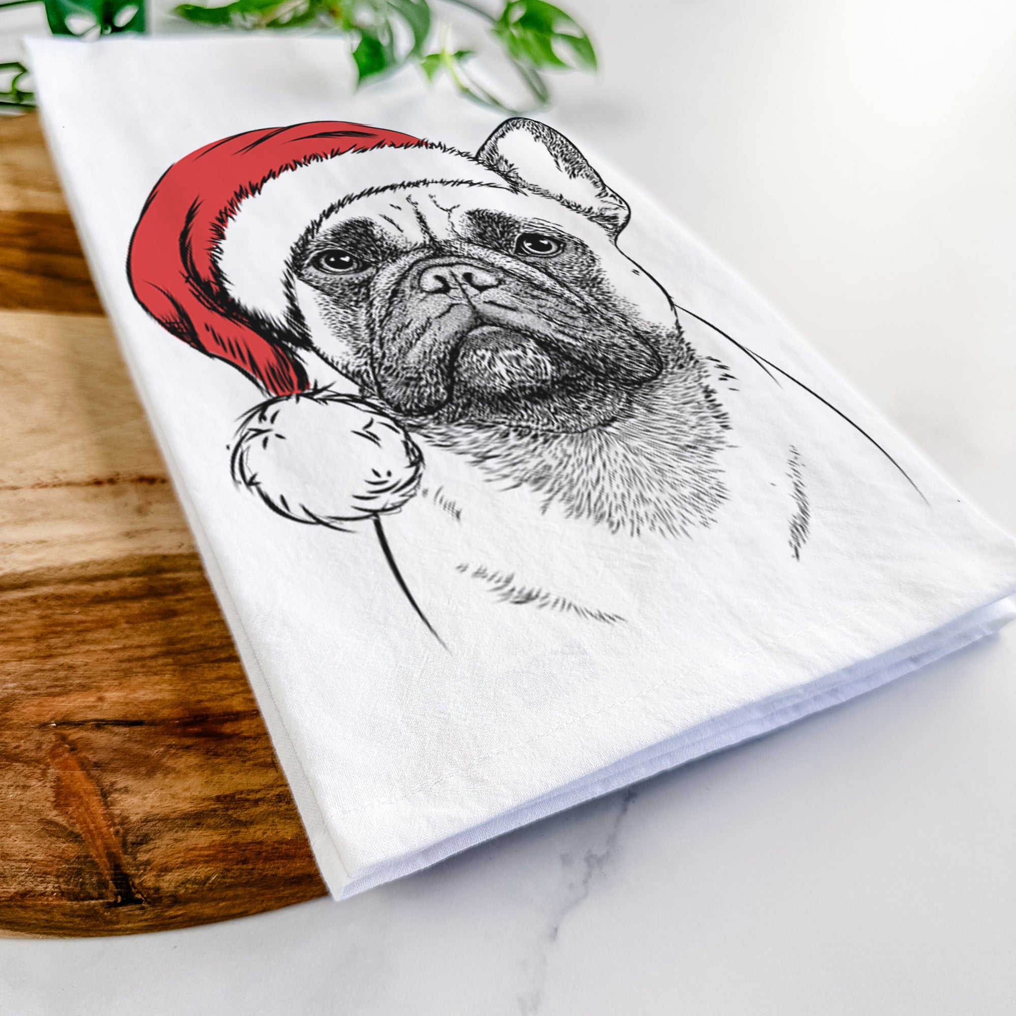 Kingsleigh the French Bulldog Tea Towel