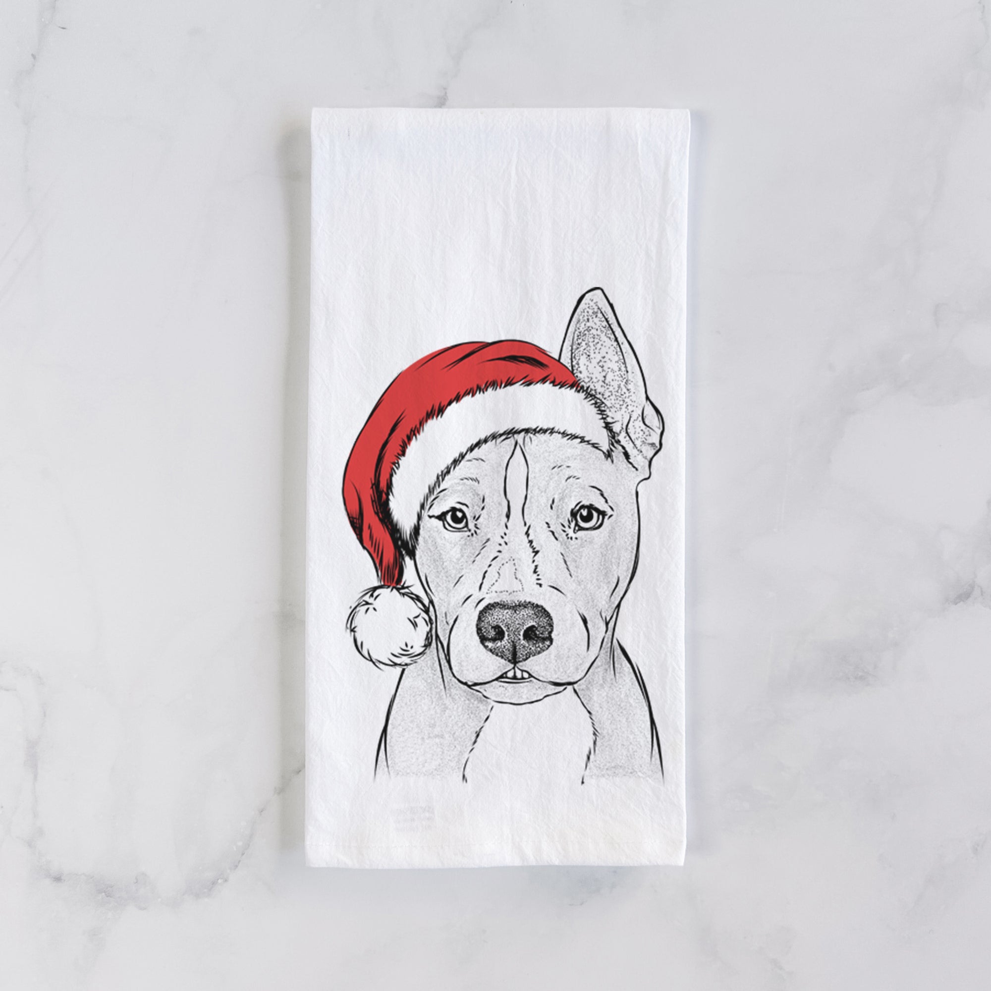 Kisses the Pitbull Tea Towel