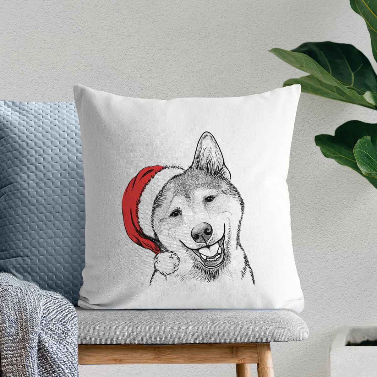Koby the Shiba Inu - Throw Pillow Cover