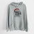 Santa Hat Koko the Shih Tzu - Unisex Pigment Dyed Hoodie