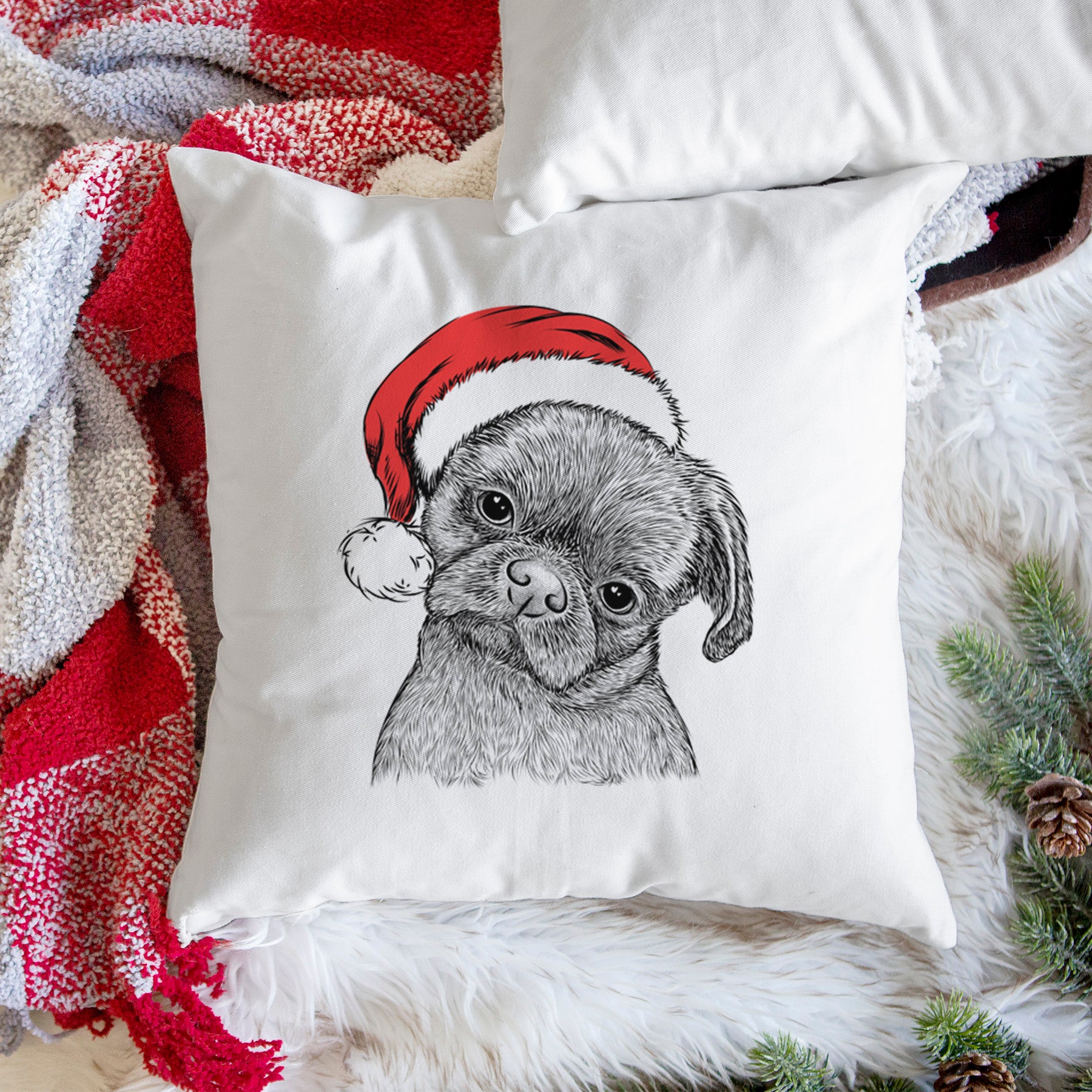 Koko the Shih Tzu - Throw Pillow Cover