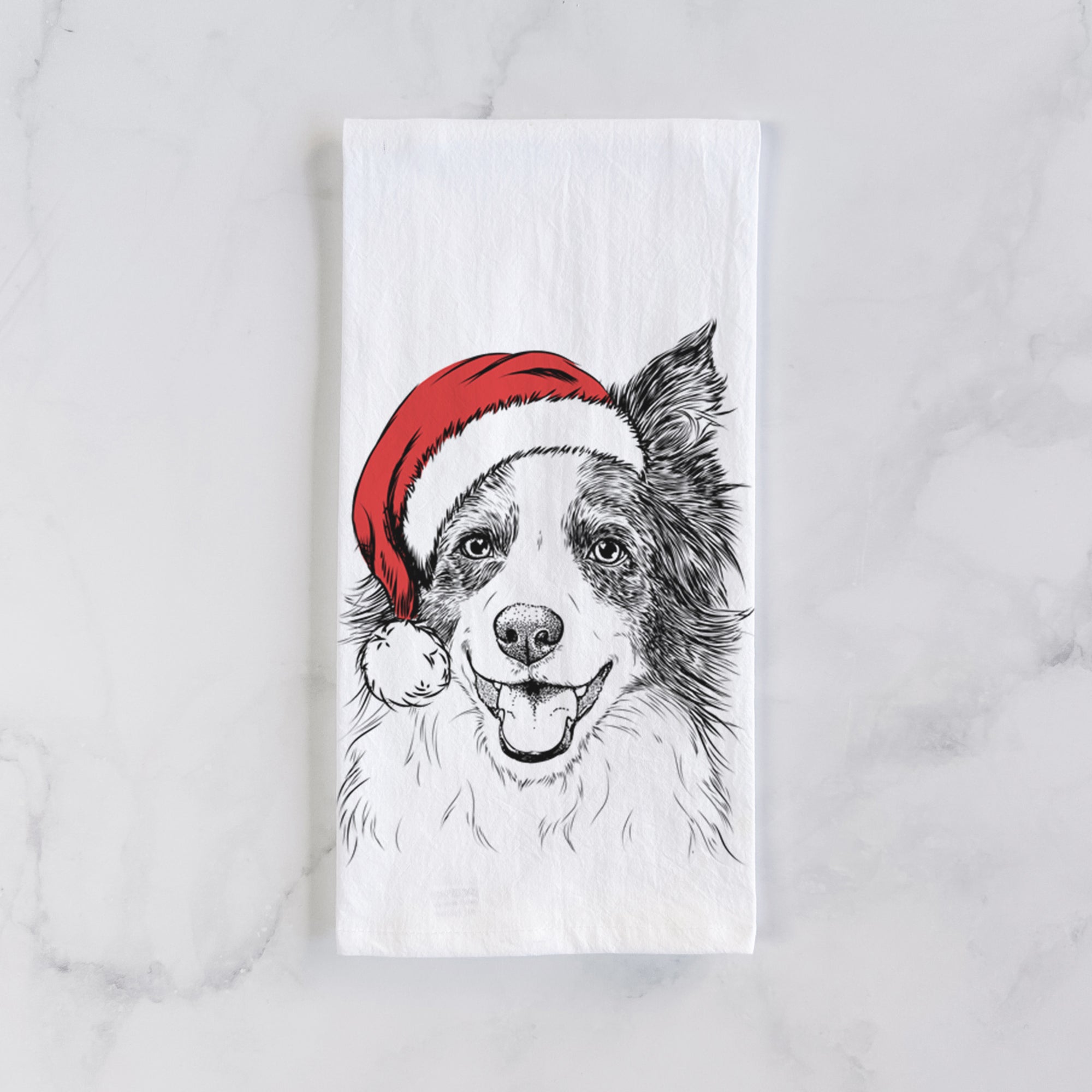 Kylee the Border Collie Tea Towel