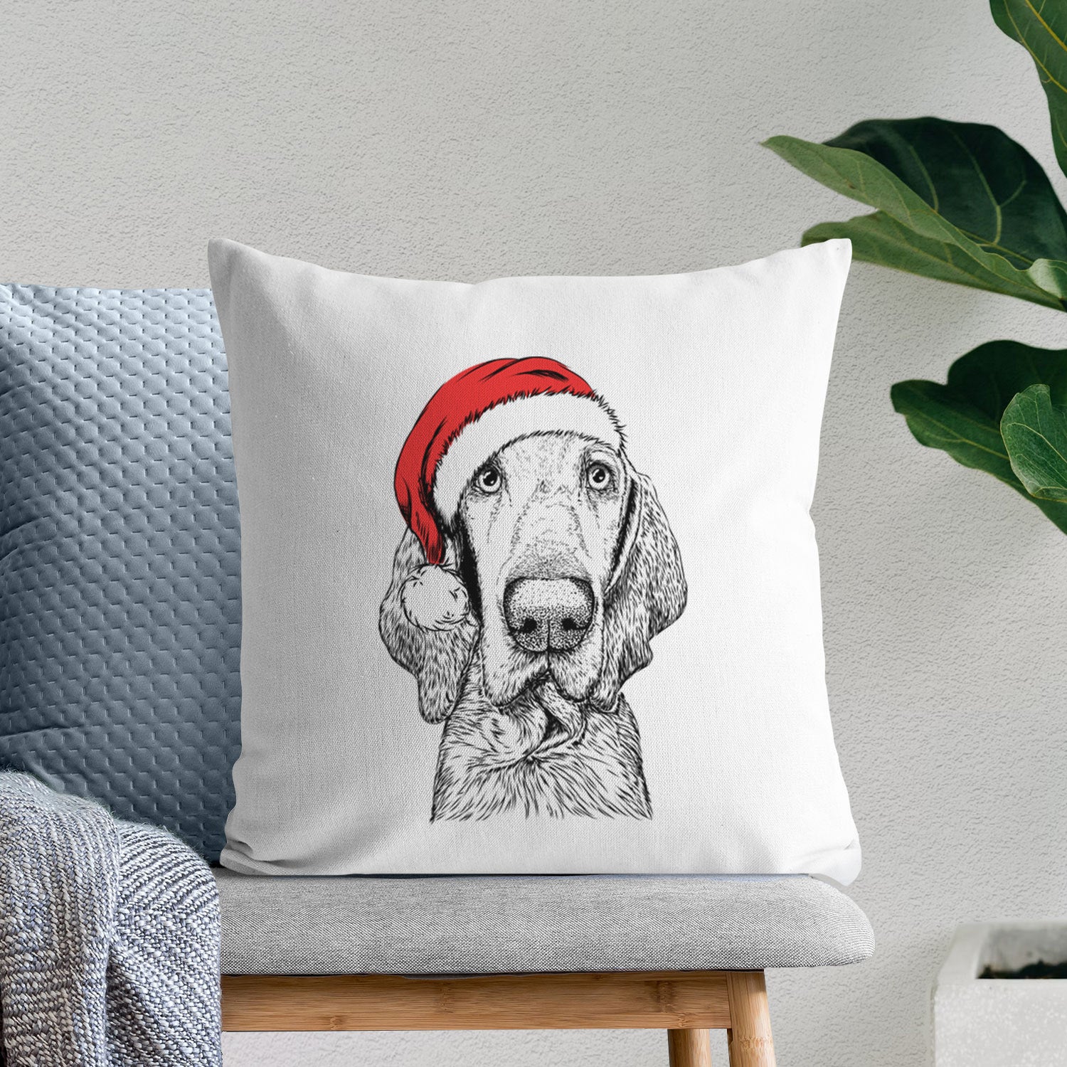 Kylie the Bracco Italiano - Throw Pillow Cover