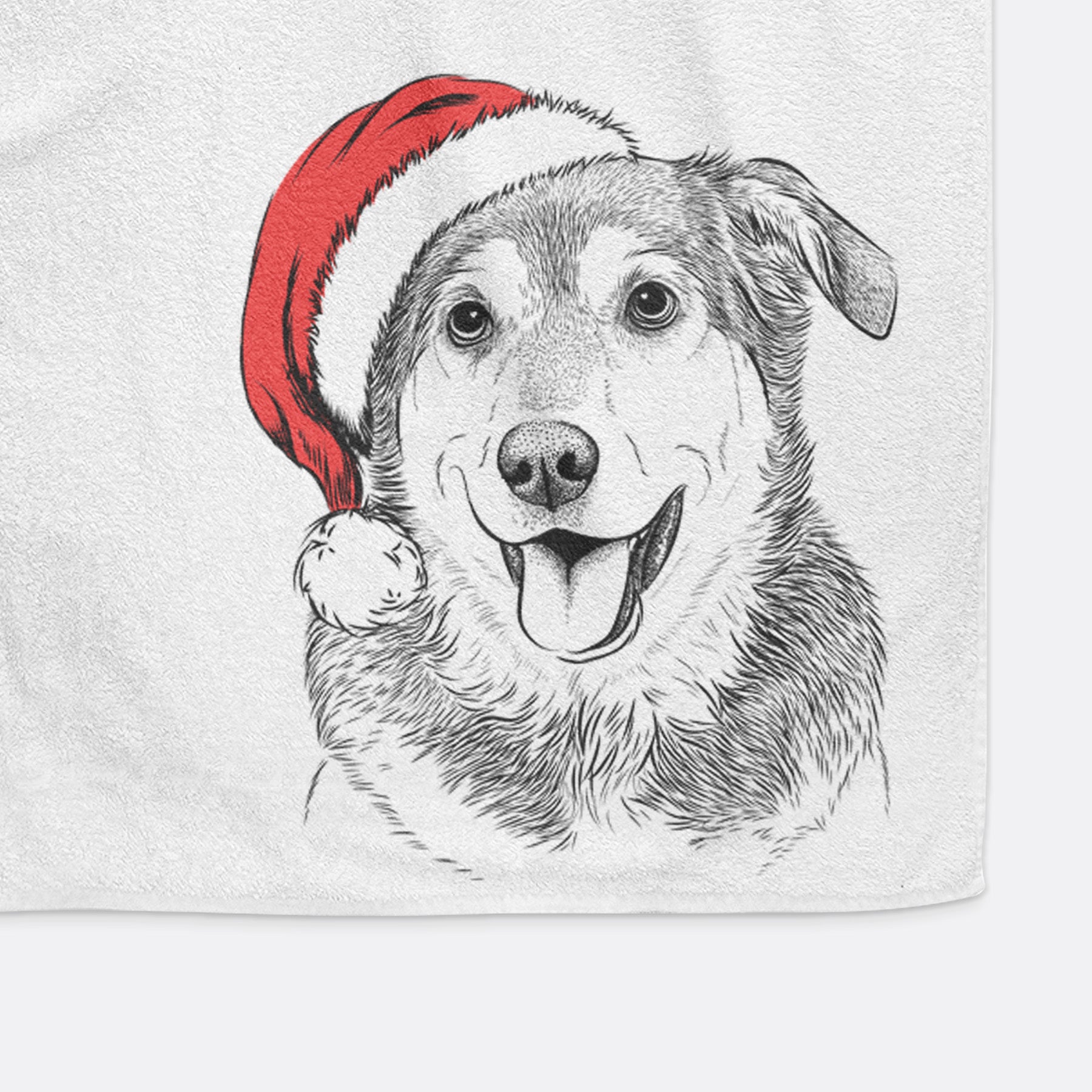 Lance the Lab/Shepherd Mix Decorative Hand Towel