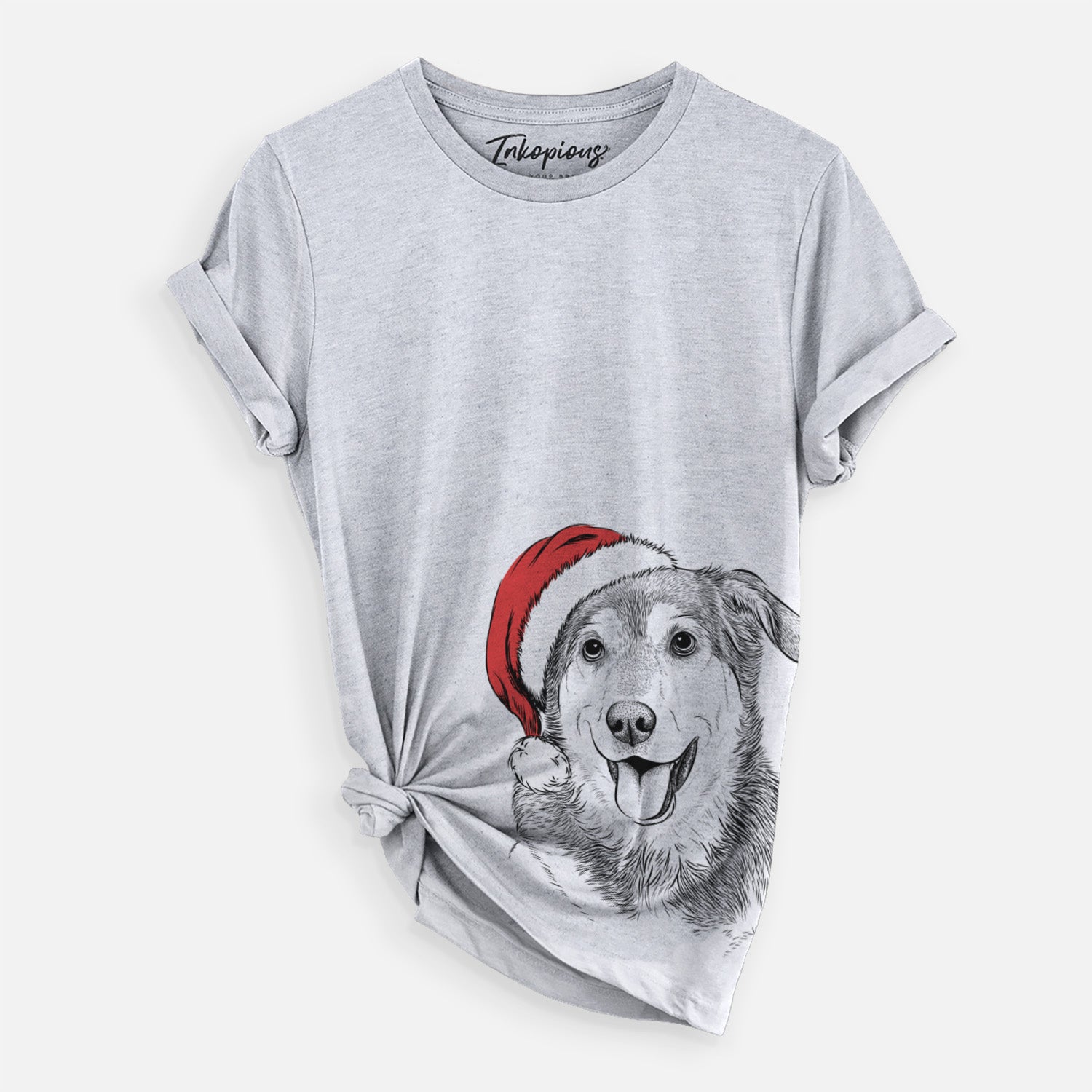 Santa Lance the Lab/Shepherd Mix - Unisex Crewneck