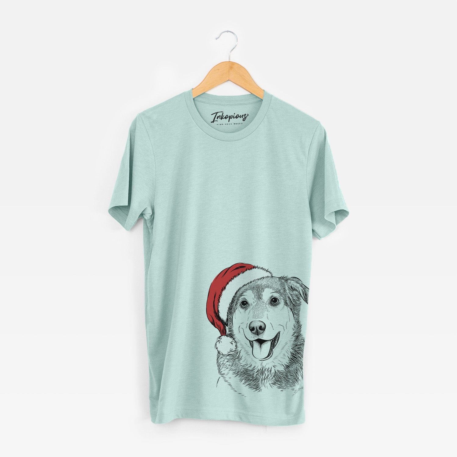 Santa Lance the Lab/Shepherd Mix - Unisex Crewneck