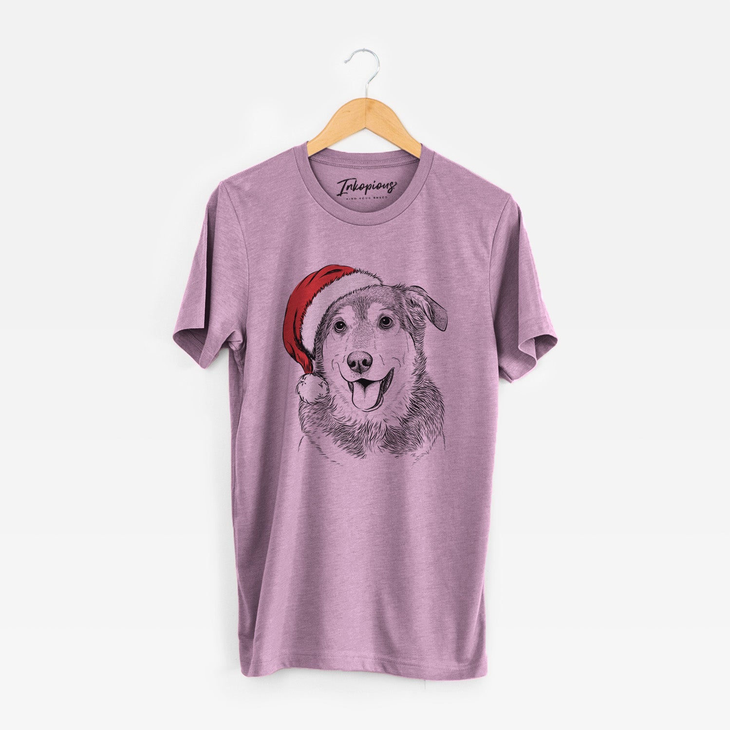 Santa Lance the Lab/Shepherd Mix - Unisex Crewneck