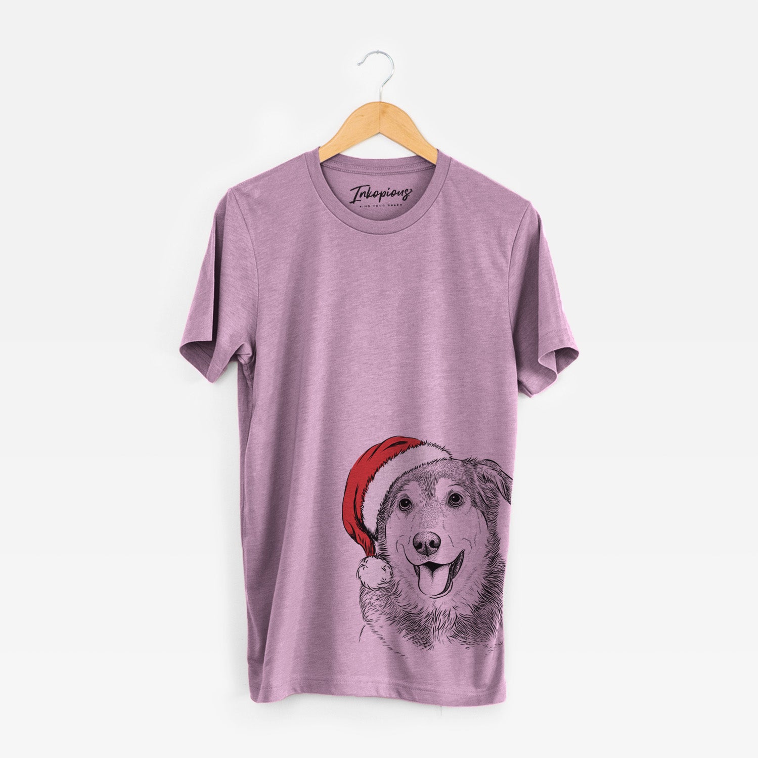 Santa Lance the Lab/Shepherd Mix - Unisex Crewneck