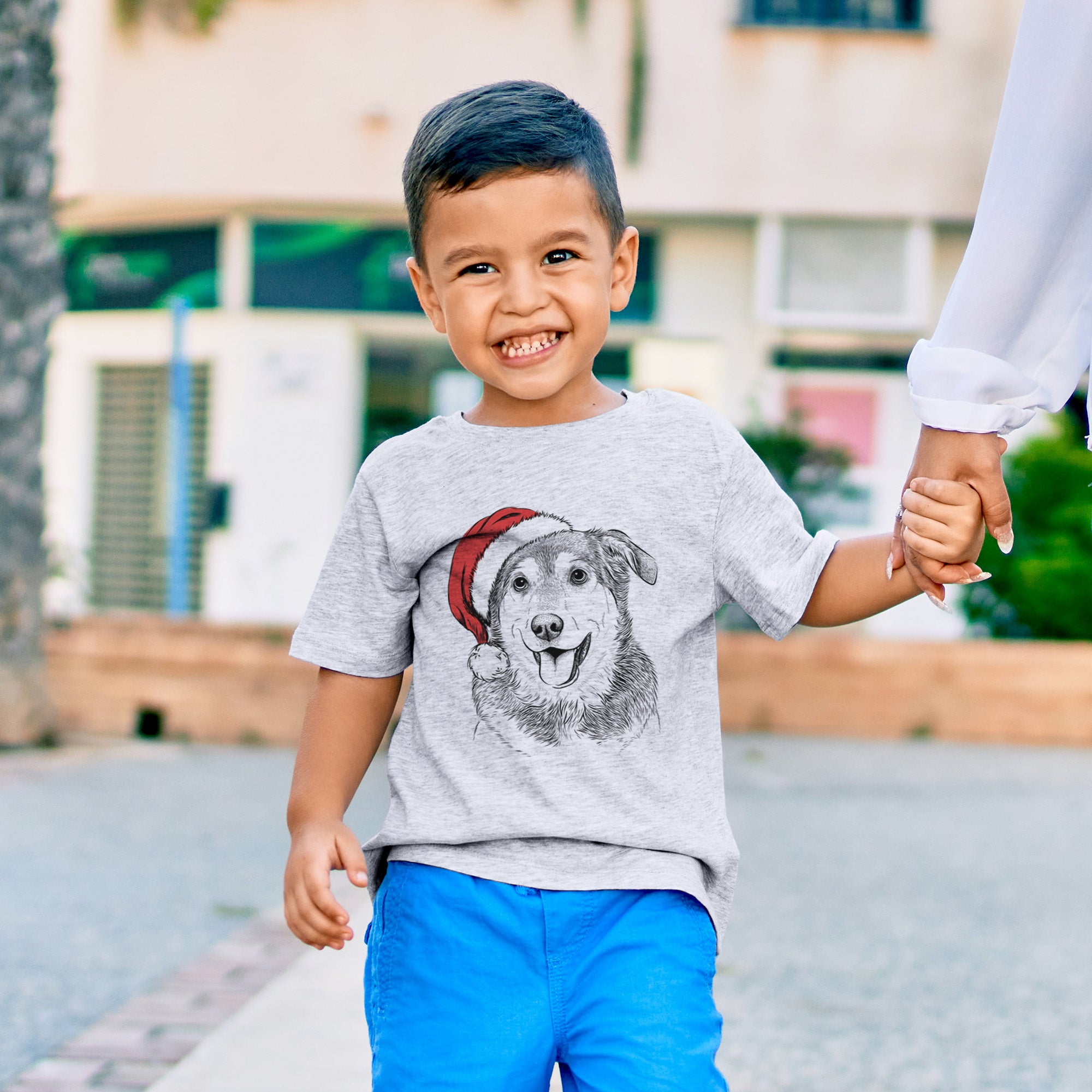 Santa Lance the Lab/Shepherd Mix - Kids/Youth/Toddler Shirt