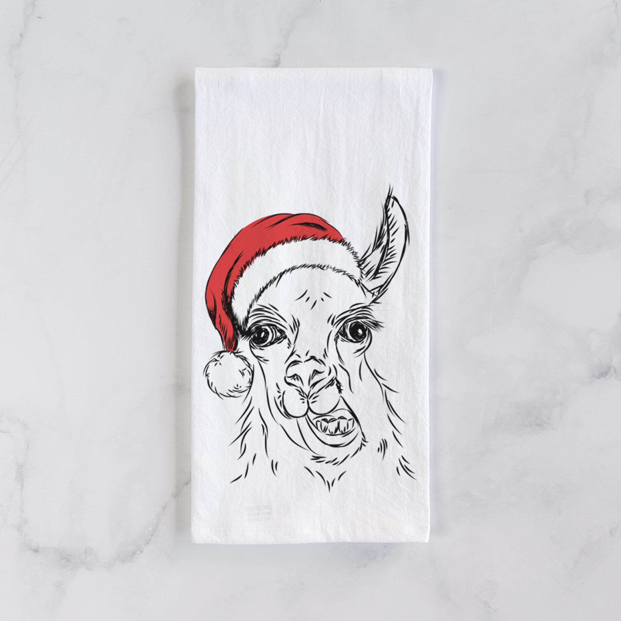 Larry the Llama Tea Towel