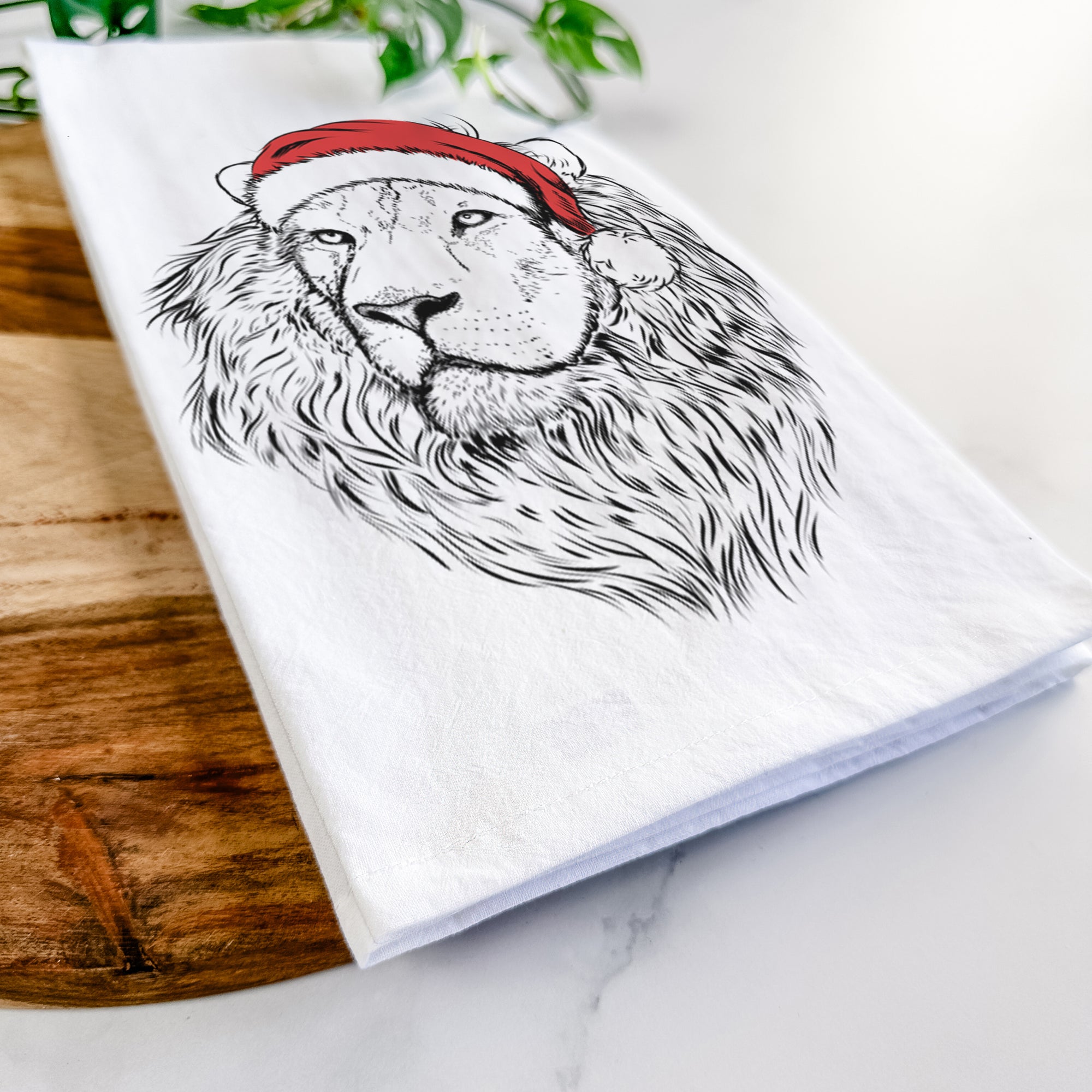 Lenny the Lion Tea Towel