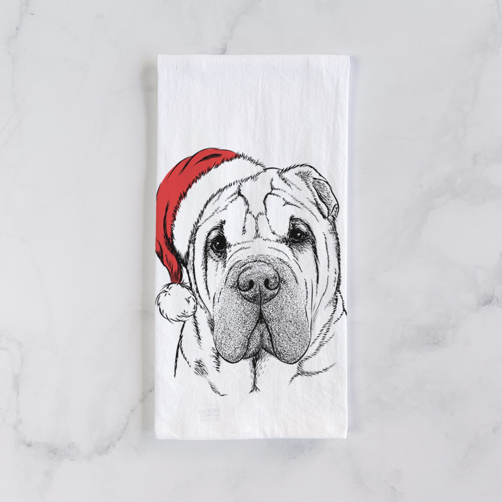 Lilly the Shar Pei Tea Towel