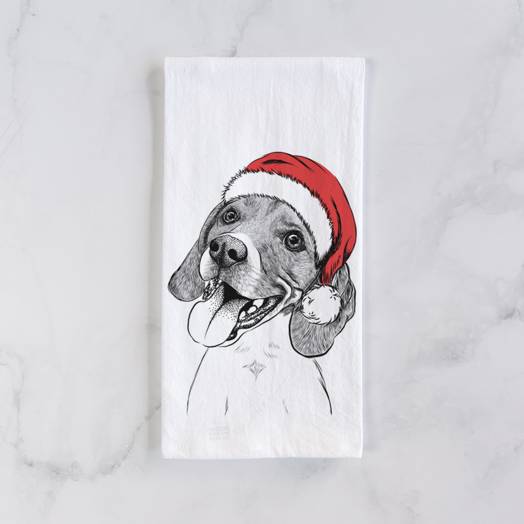 Little Bandit the Beagle Tea Towel