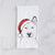 London the Siberian Husky Tea Towel