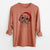 Santa Lucy the Shorkie - Men's Heavyweight 100% Cotton Long Sleeve