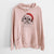 Santa Hat Lucy the Shorkie - Unisex Pigment Dyed Hoodie