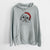 Santa Hat Lucy the Shorkie - Unisex Pigment Dyed Hoodie