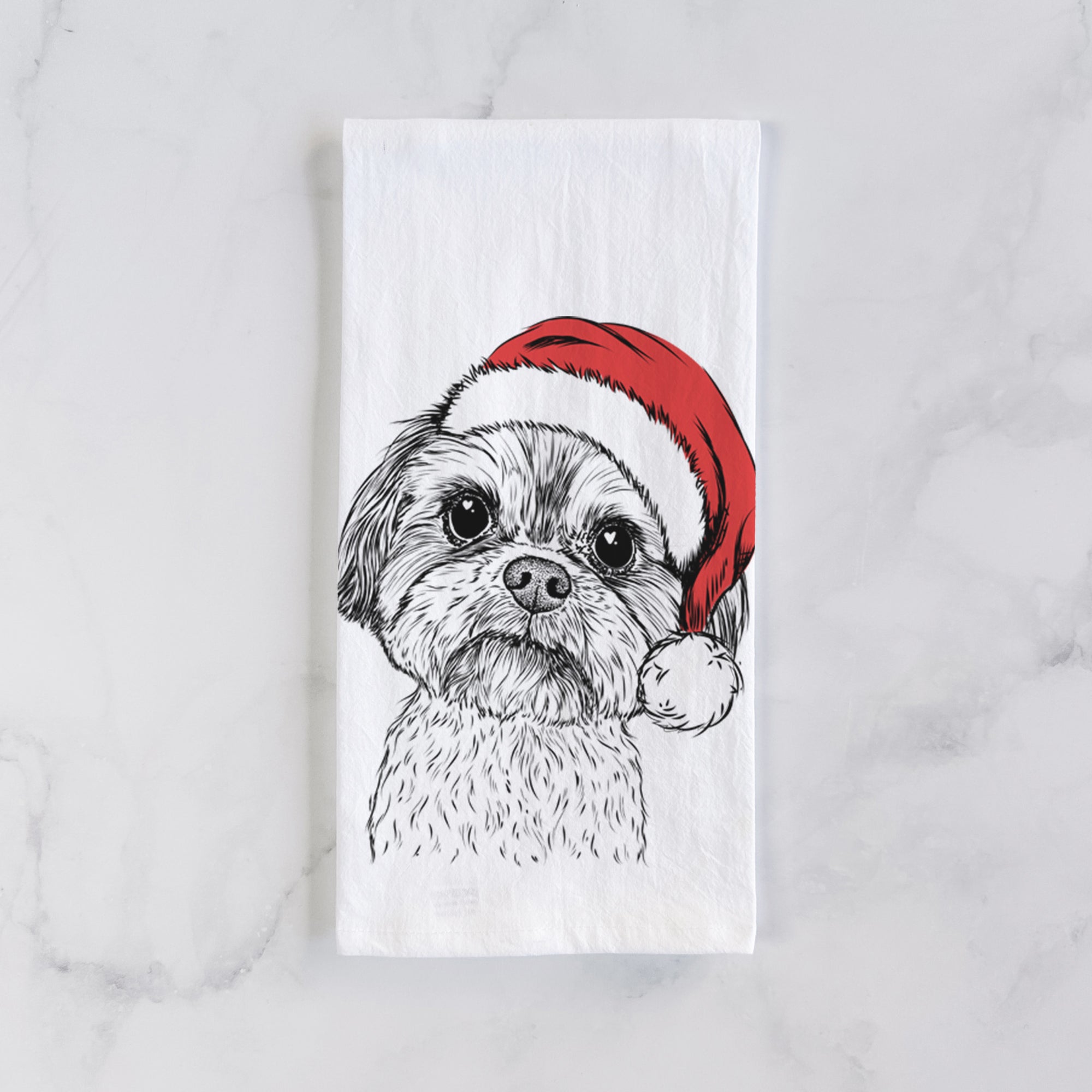 Lucy the Shorkie Tea Towel