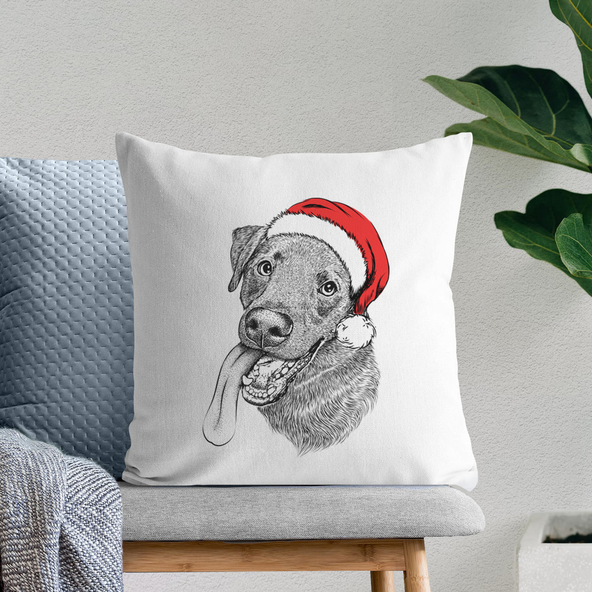 Macaroni the Lab Mix - Throw Pillow Cover