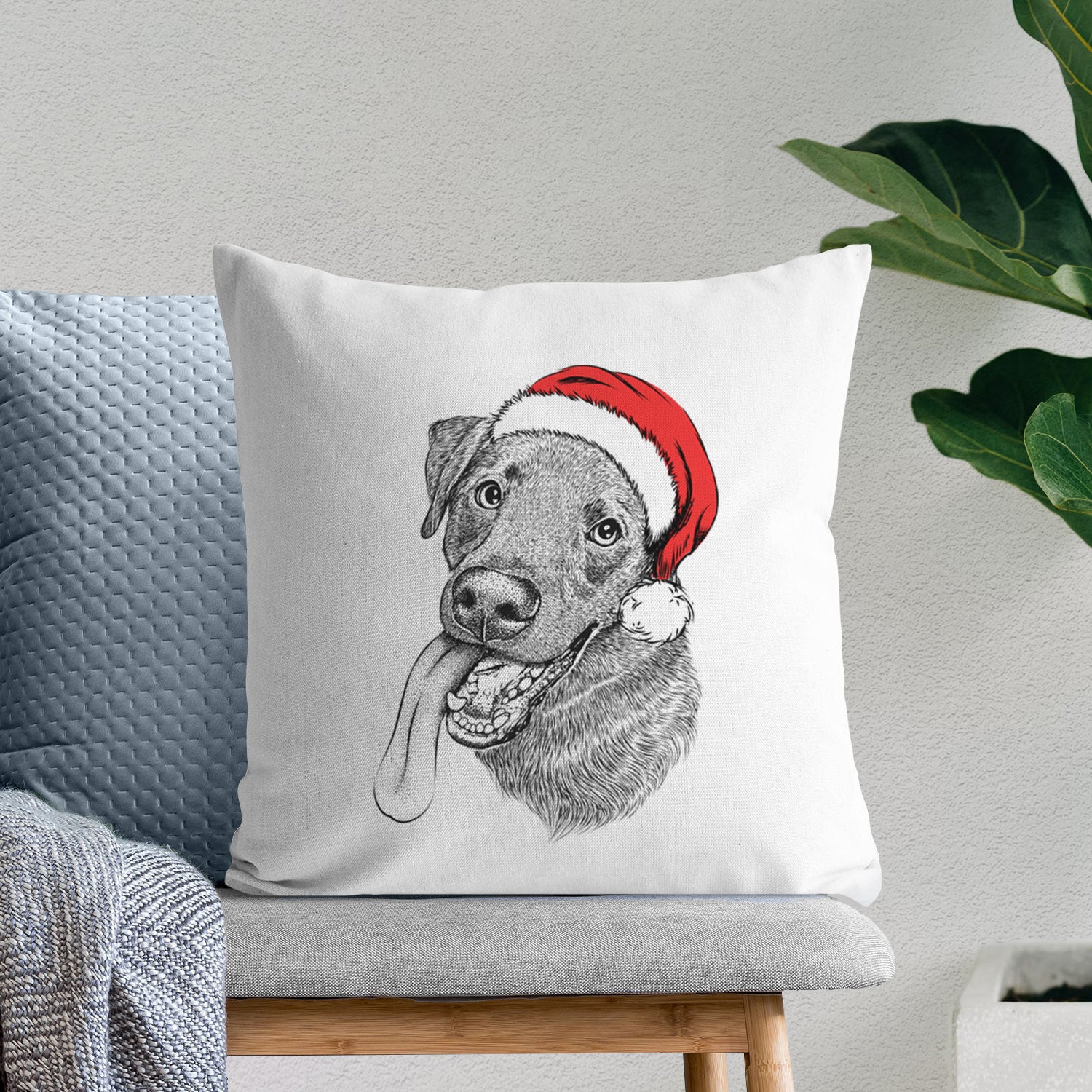 Macaroni the Lab Mix - Throw Pillow Cover