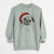 Santa Macy the Pug - Unisex Pigment Dyed Crew Sweatshirt