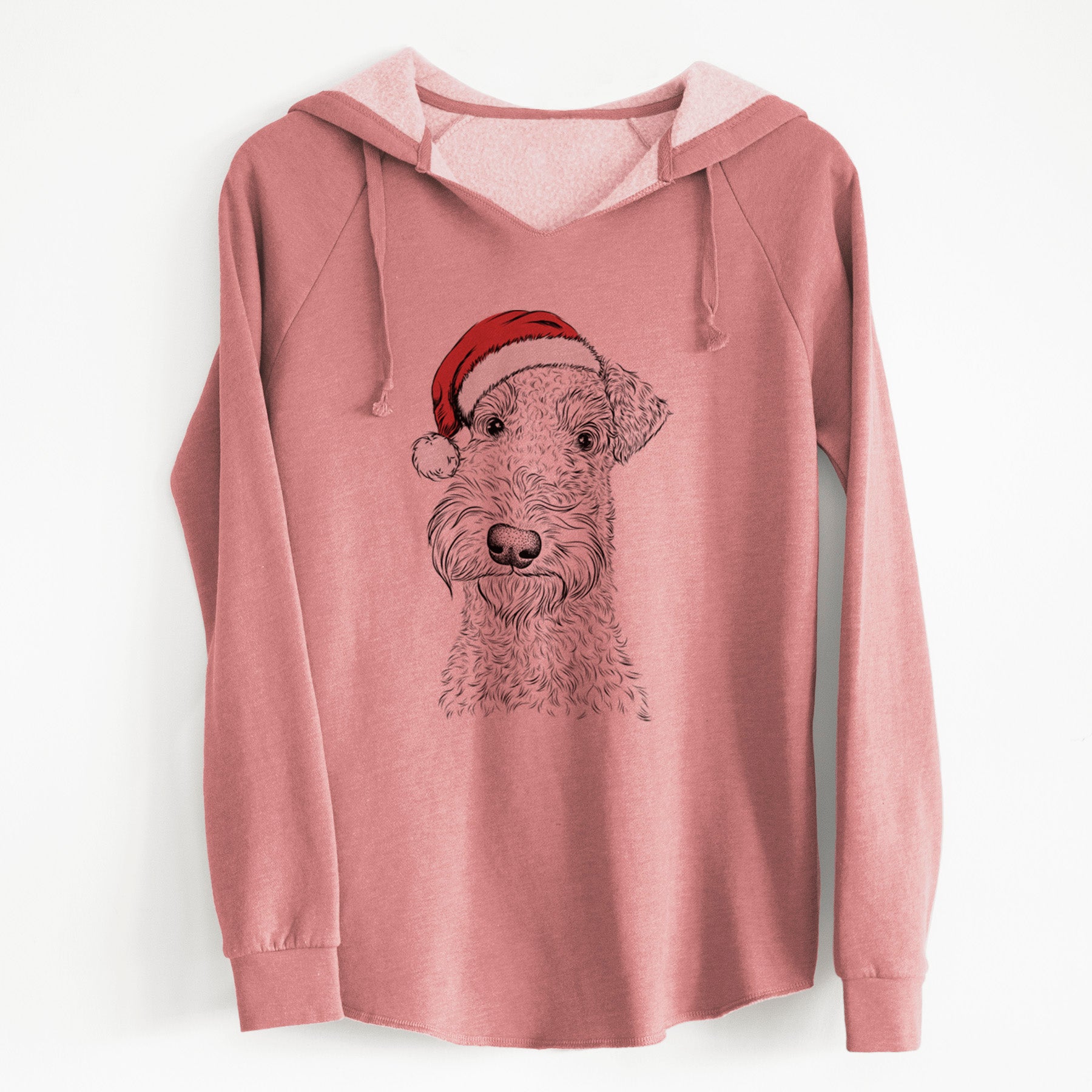 Santa Roc Haven Maggie May the Airedale Terrier - Cali Wave Hooded Sweatshirt