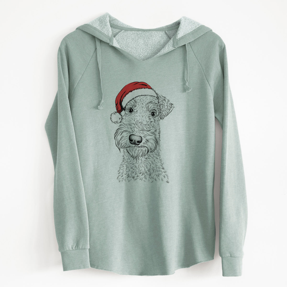 Santa Roc Haven Maggie May the Airedale Terrier - Cali Wave Hooded Sweatshirt