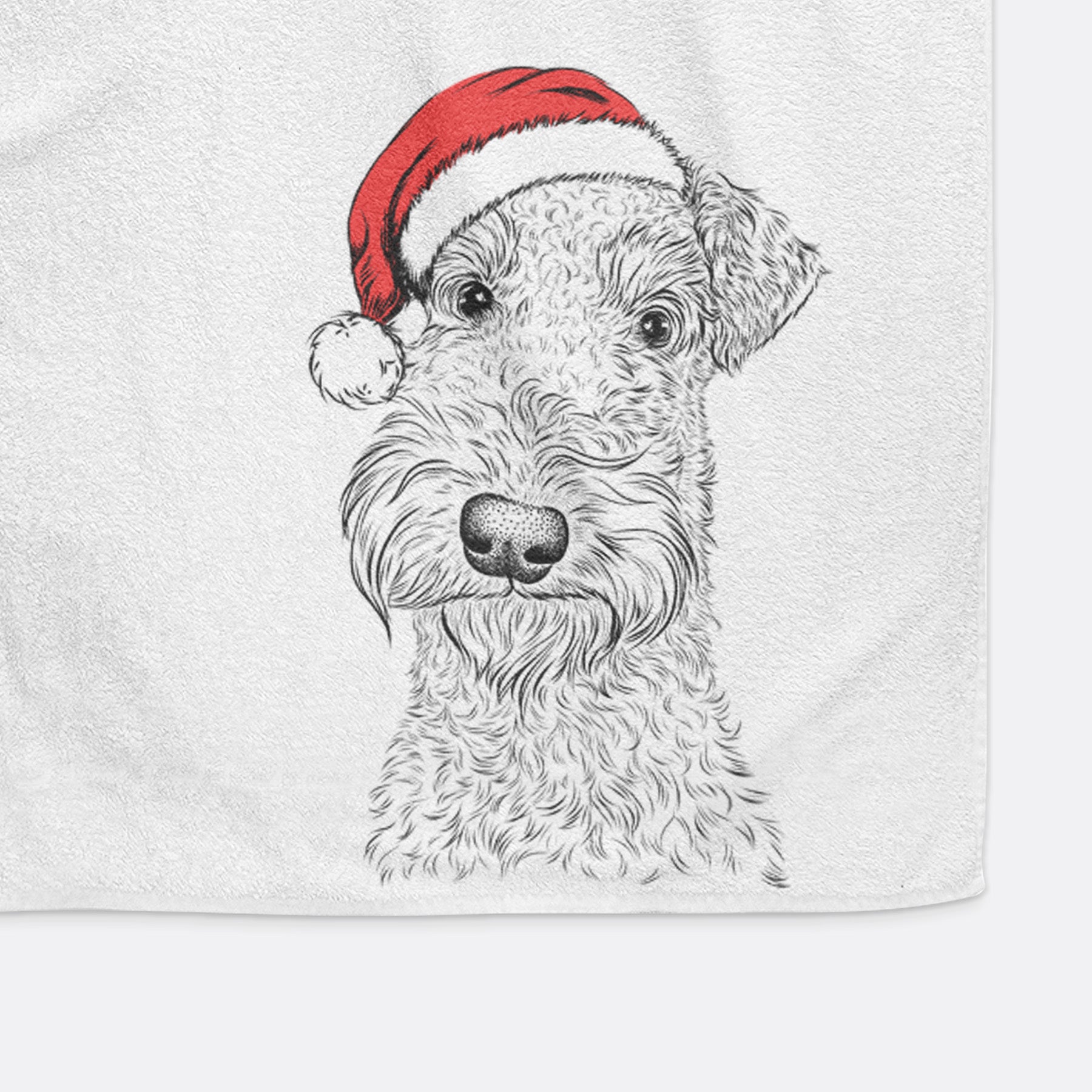 Roc Haven Maggie May the Airedale Terrier Decorative Hand Towel