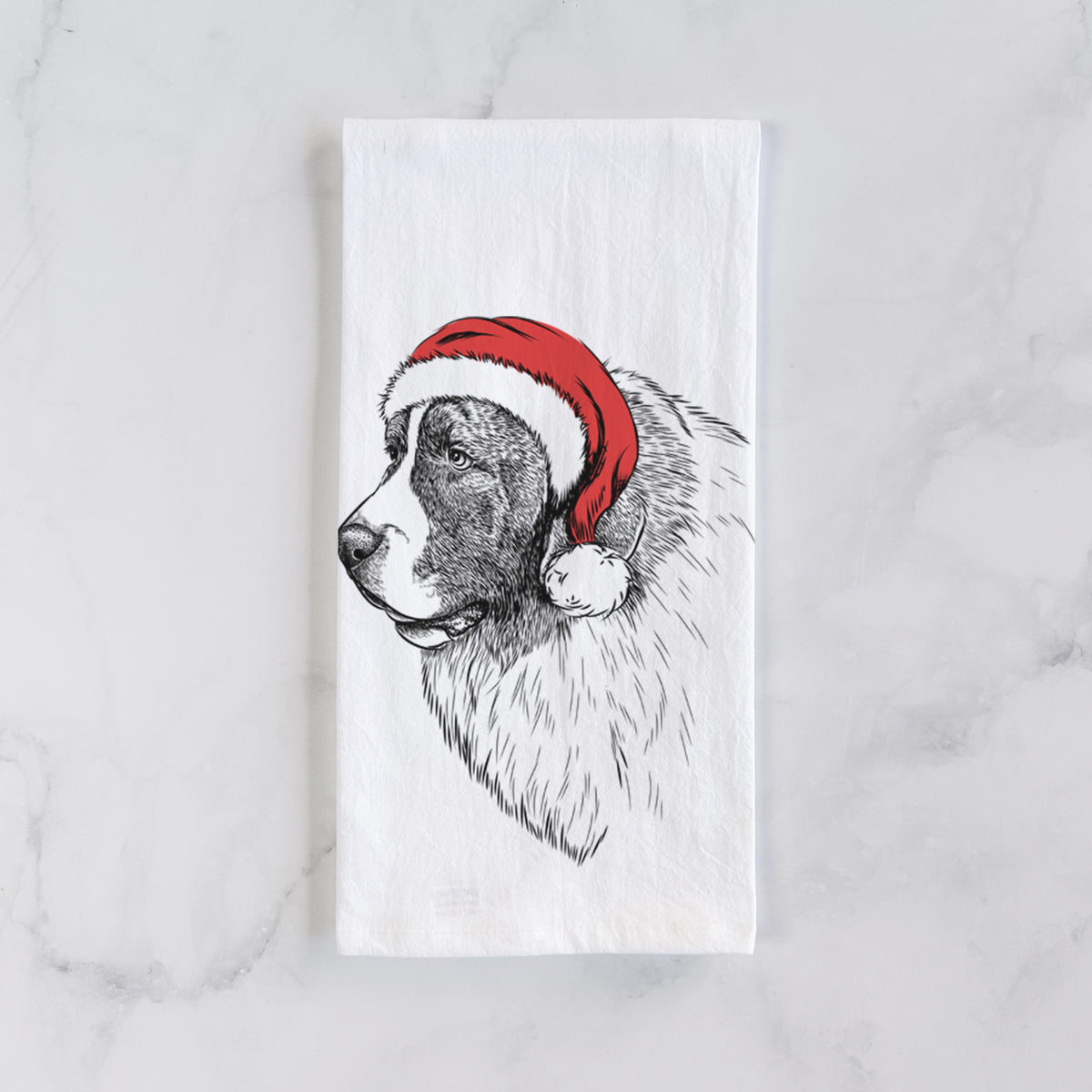 Magnus the Pyrenean Mastiff Tea Towel