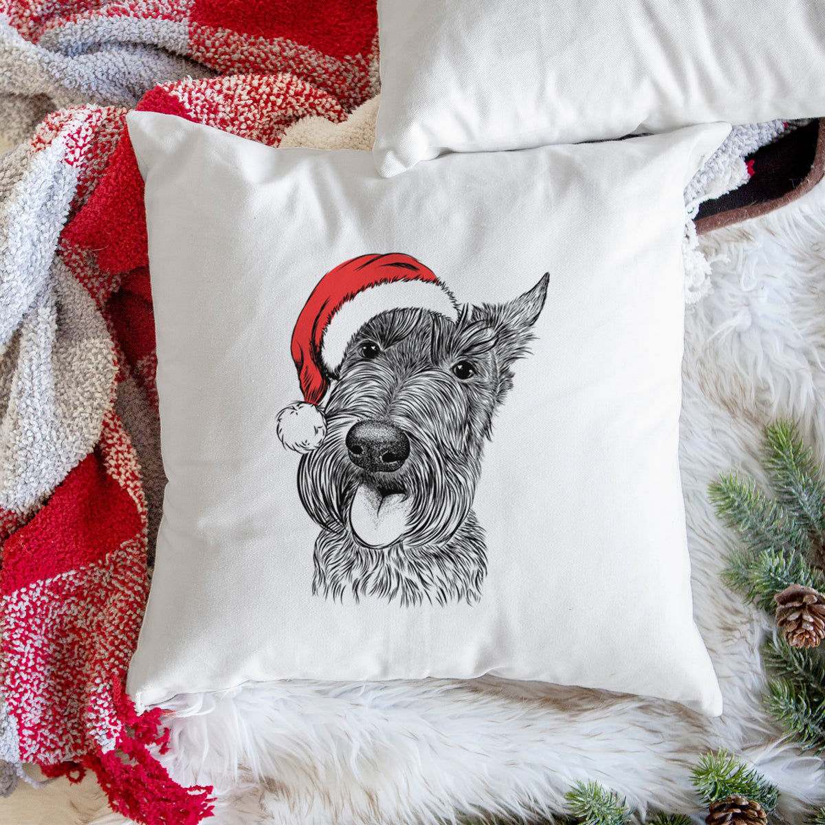 Magnus the Scottish Terrier - Throw Pillow Cover
