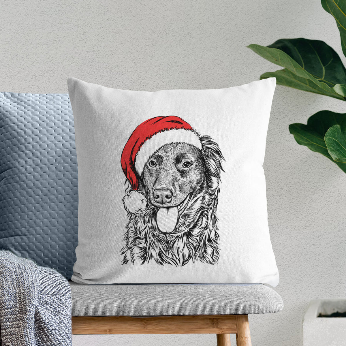 Maisie Mae the Aussiedor - Throw Pillow Cover