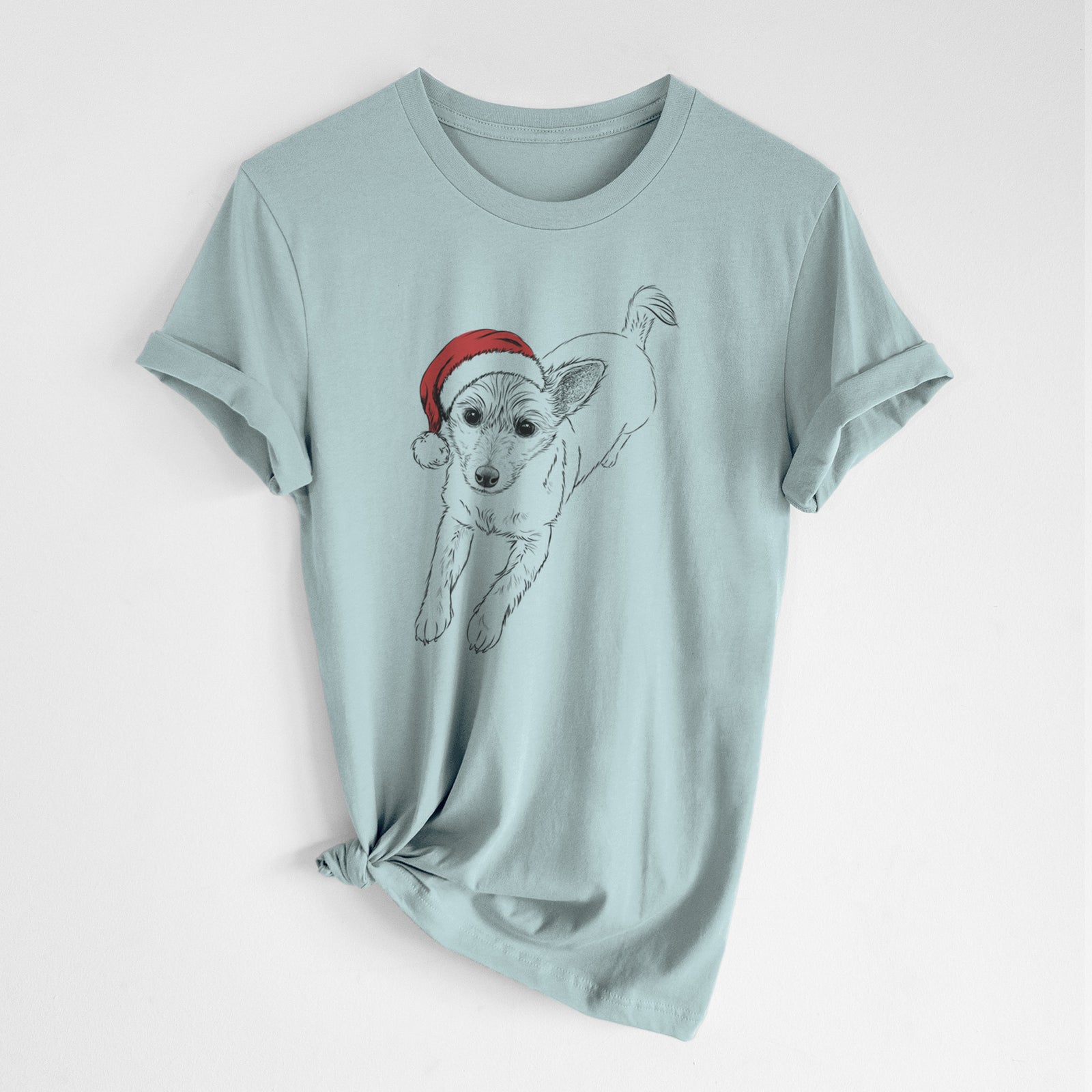 Santa Maisie the Terrier Mix - Unisex Crewneck