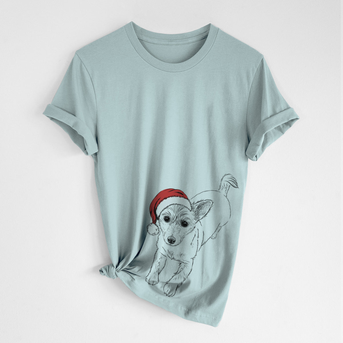 Santa Maisie the Terrier Mix - Unisex Crewneck