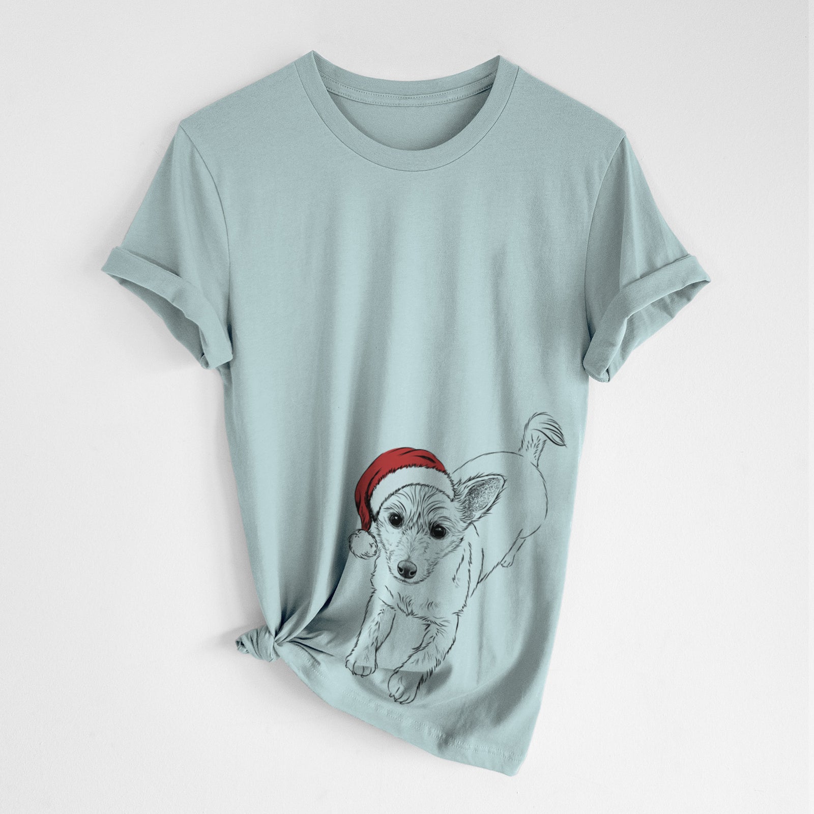 Santa Maisie the Terrier Mix - Unisex Crewneck