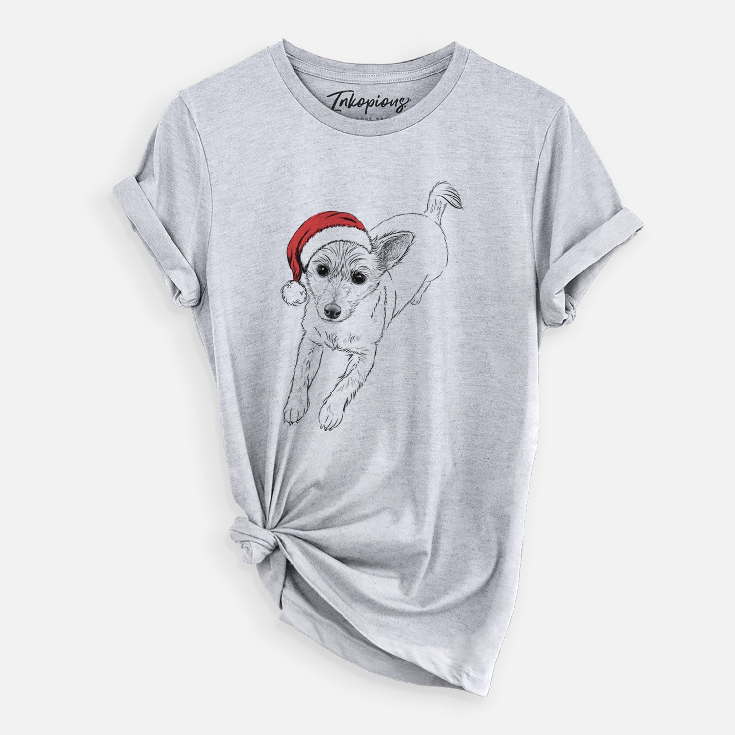 Santa Maisie the Terrier Mix - Unisex Crewneck