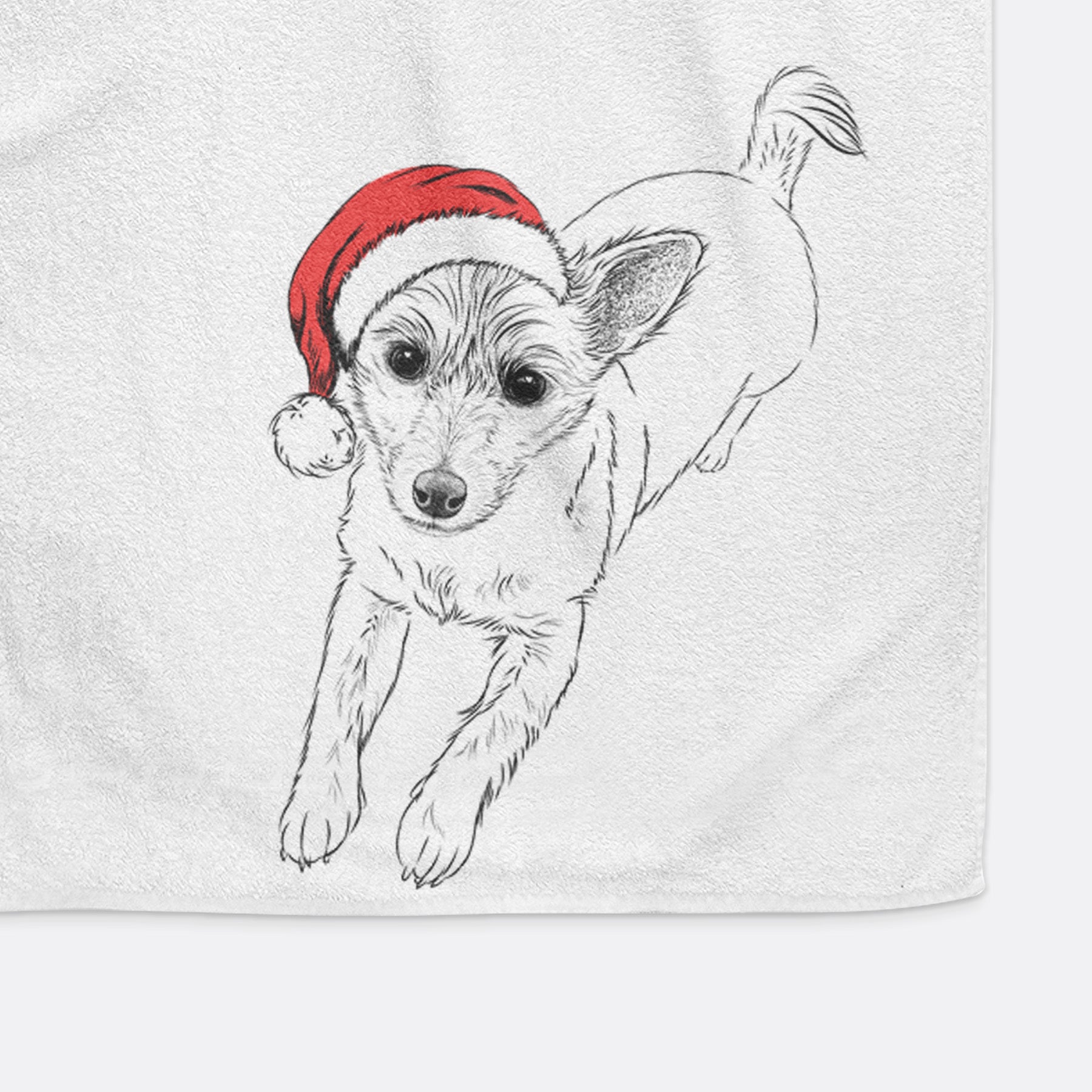 Maisie the Terrier Mix Premium Hand Towel