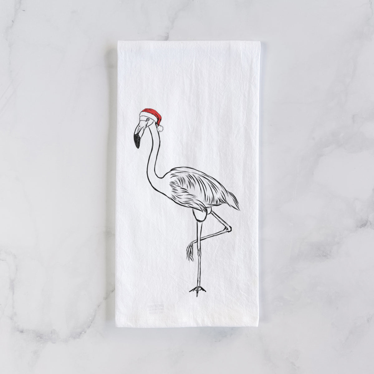 Mango the Flamingo Tea Towel